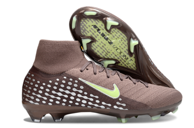 Unisex Nike Air Zoom Mercurial Superfly 10 Elite FG Football Boots - Brown/Yellow/Silver