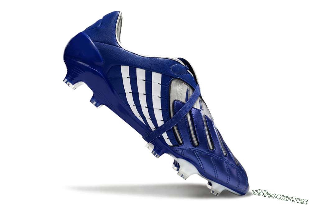 Men's Adidas Predator Accelerator FG Football Boots - Blue/White 4
