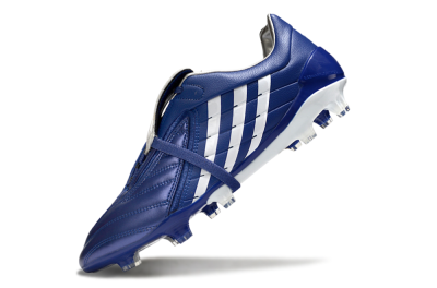 Men's Adidas Predator Accelerator FG Football Boots - Blue/White
