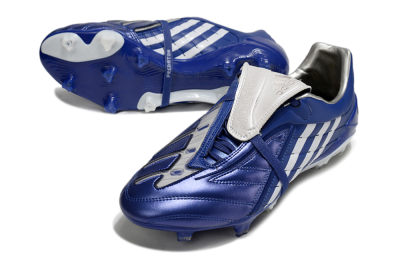 Men's Adidas Predator Accelerator FG Football Boots - Blue/White