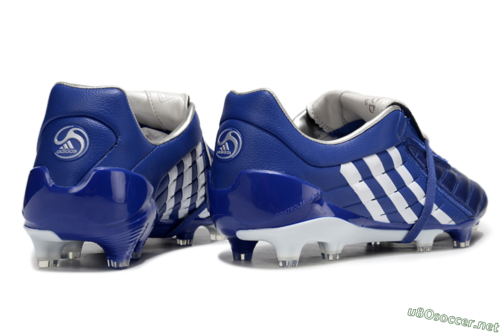Men's Adidas Predator Accelerator FG Football Boots - Blue/White 6