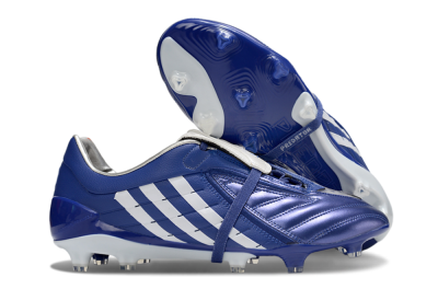 Men's Adidas Predator Accelerator FG Football Boots - Blue/White