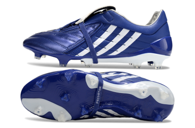 Men's Adidas Predator Accelerator FG Football Boots - Blue/White