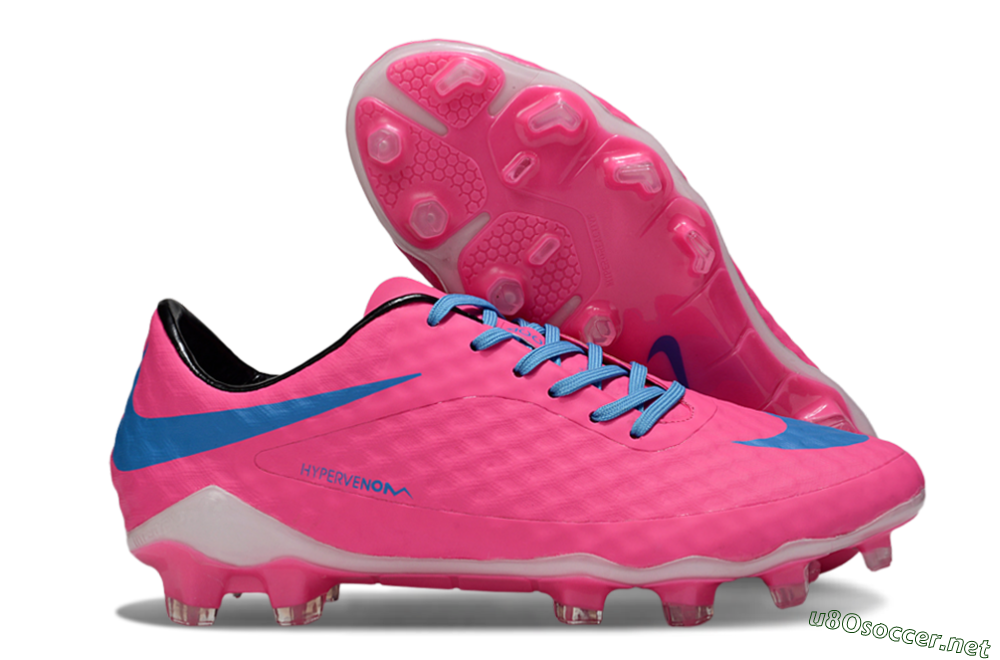 Men's Nike Hypervenom Phantom Rgn SE FG Football Boots - Pink/Blue/White 2