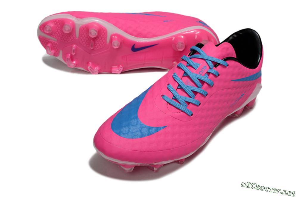 Men's Nike Hypervenom Phantom Rgn SE FG Football Boots - Pink/Blue/White 3