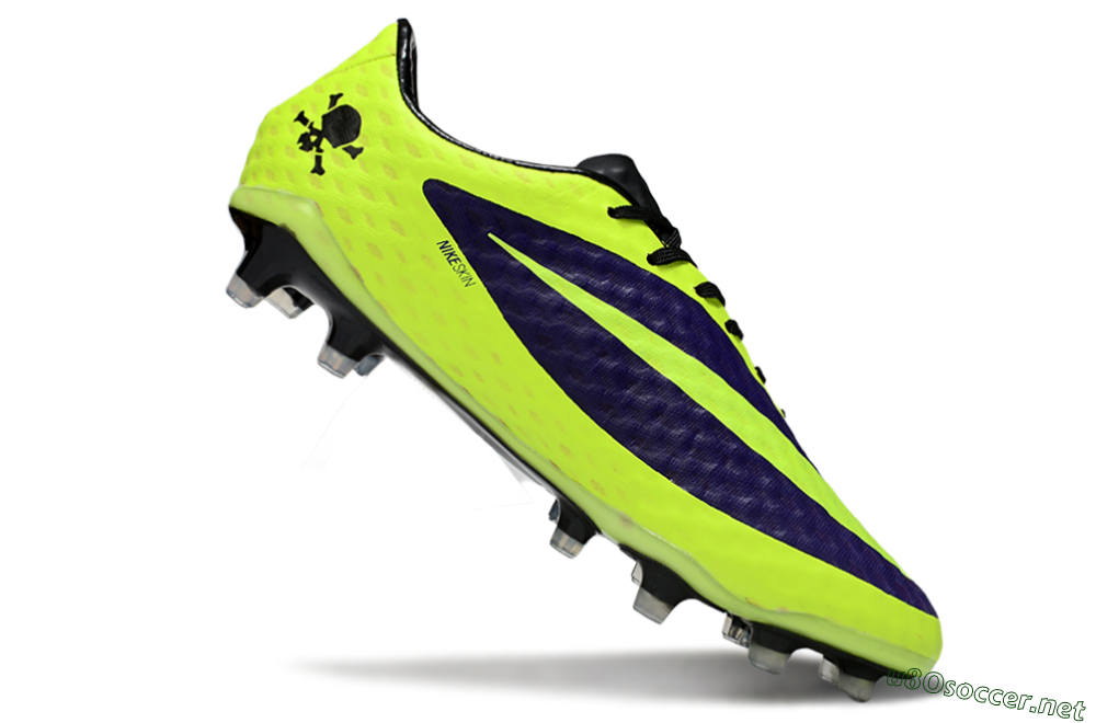 Men's Nike Hypervenom Phantom Rgn SE FG Football Boots - Yellow/Blue/Black 4