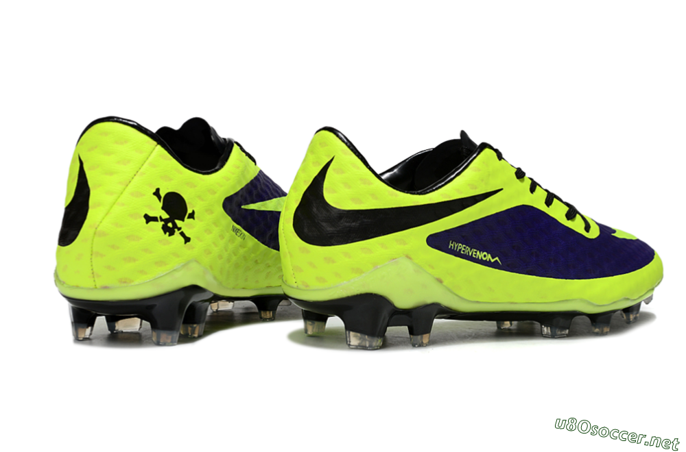 Men's Nike Hypervenom Phantom Rgn SE FG Football Boots - Yellow/Blue/Black 6