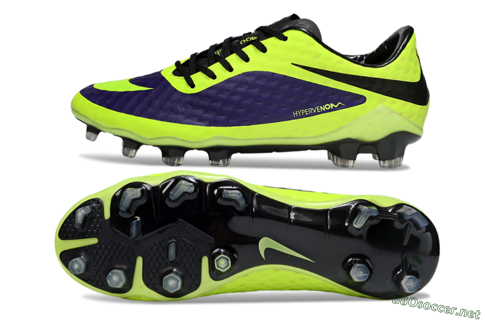 Men's Nike Hypervenom Phantom Rgn SE FG Football Boots - Yellow/Blue/Black 1