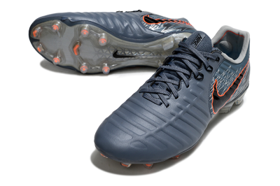 Men's Nike Tiempo Legend 10 Elite FG Football Boots - Grey/Black/Red