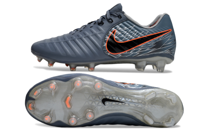 Men's Nike Tiempo Legend 10 Elite FG Football Boots - Grey/Black/Red