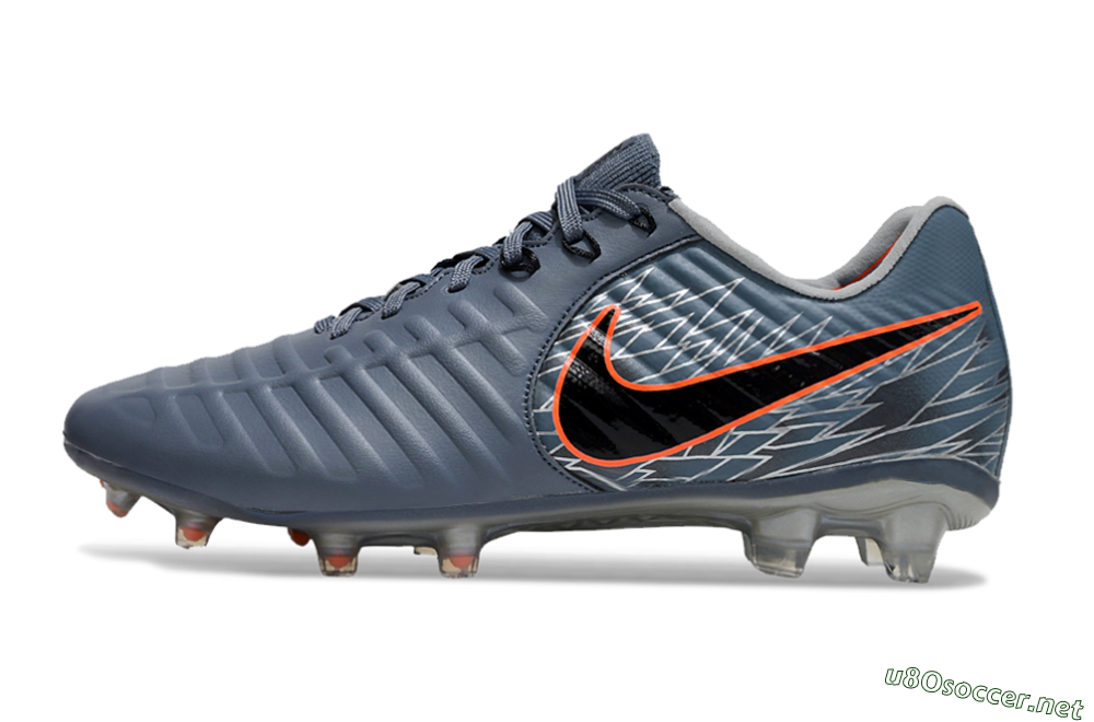Men's Nike Tiempo Legend 10 Elite FG Football Boots - Grey/Black/Red 0