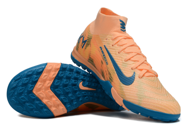 Unisex Nike Air Zoom Mercurial Superfly 10 Elite TF Football Shoes - Pink/Blue/Yellow