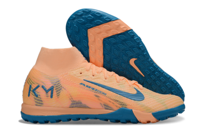 Unisex Nike Air Zoom Mercurial Superfly 10 Elite TF Football Shoes - Pink/Blue/Yellow