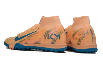 Unisex Nike Air Zoom Mercurial Superfly 10 Elite TF Football Shoes - Pink/Blue/Yellow