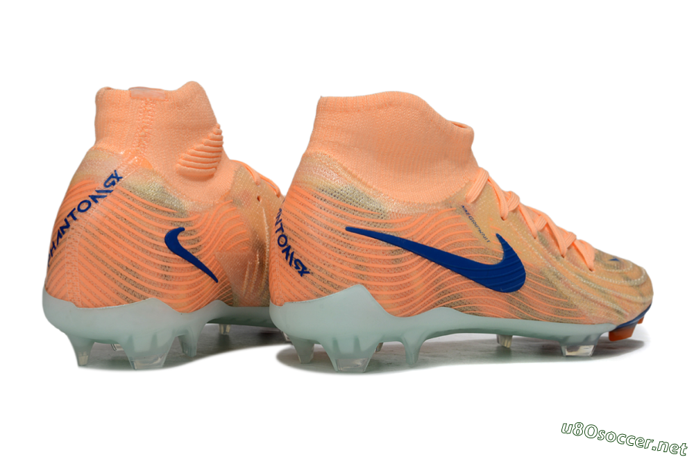 Men's Nike Phantom Luna Elite FG Football Boots - Pink/Blue 6