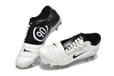 Men's Nike Air Zoom Total 90 III FG Football Boots - White/Black