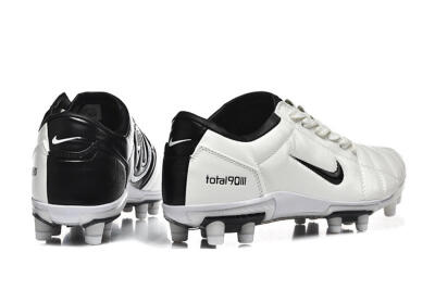 Men's Nike Air Zoom Total 90 III FG Football Boots - White/Black