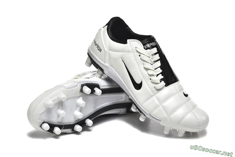 Men's Nike Air Zoom Total 90 III FG Football Boots - White/Black 4