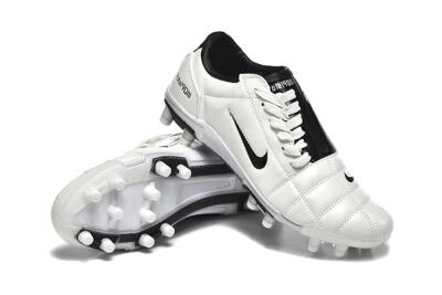 Men's Nike Air Zoom Total 90 III FG Football Boots - White/Black