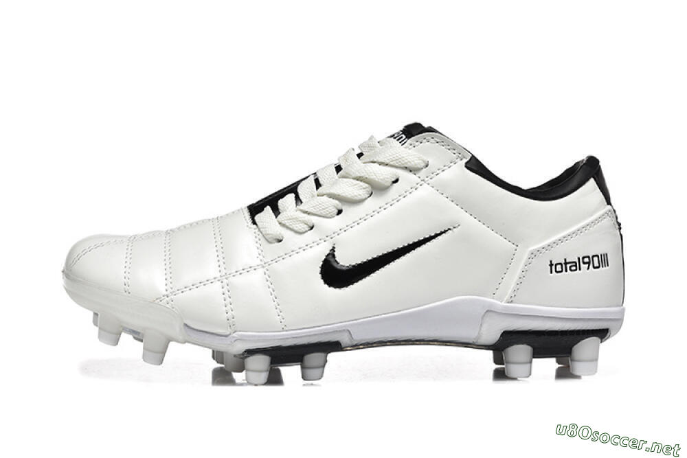 Men's Nike Air Zoom Total 90 III FG Football Boots - White/Black 0