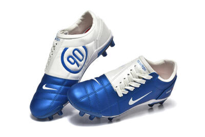 Men's Nike Air Zoom Total 90 III FG Football Boots - Blue/White