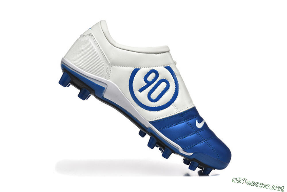 Men's Nike Air Zoom Total 90 III FG Football Boots - Blue/White 7