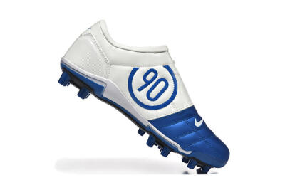 Men's Nike Air Zoom Total 90 III FG Football Boots - Blue/White