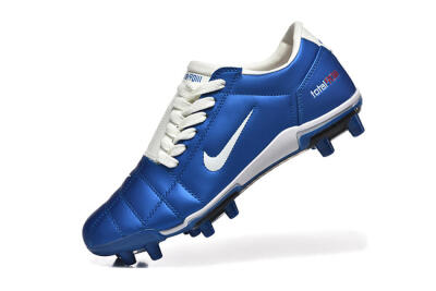 Men's Nike Air Zoom Total 90 III FG Football Boots - Blue/White
