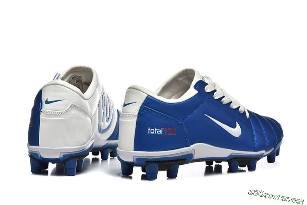 Men's Nike Air Zoom Total 90 III FG Football Boots - Blue/White 9
