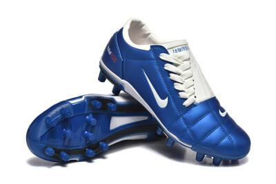Men's Nike Air Zoom Total 90 III FG Football Boots - Blue/White