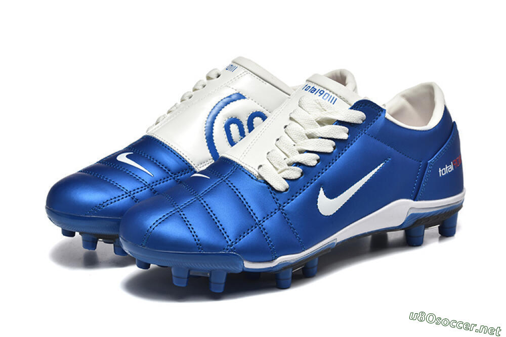 Men's Nike Air Zoom Total 90 III FG Football Boots - Blue/White 5