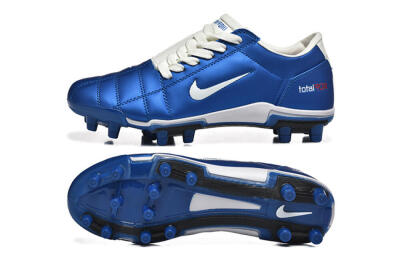 Men's Nike Air Zoom Total 90 III FG Football Boots - Blue/White