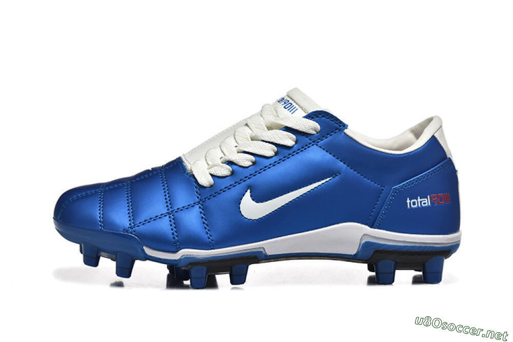 Men's Nike Air Zoom Total 90 III FG Football Boots - Blue/White 0
