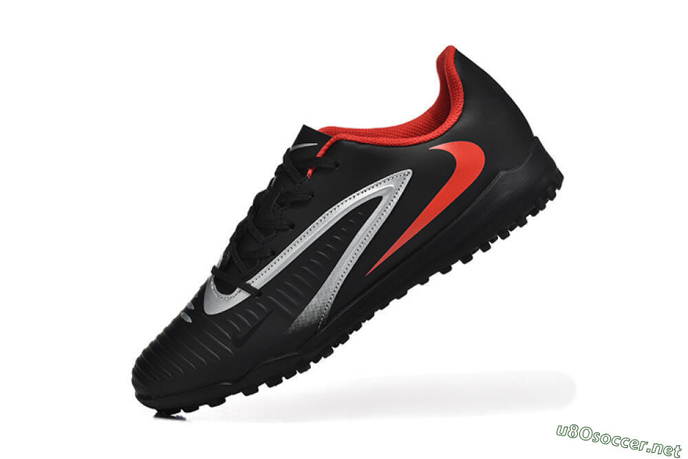 Men's Nike Phantom 6 Elite TF Football Shoes - Blue/Silver/Red 8
