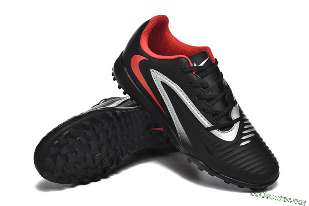 Men's Nike Phantom 6 Elite TF Football Shoes - Blue/Silver/Red 4