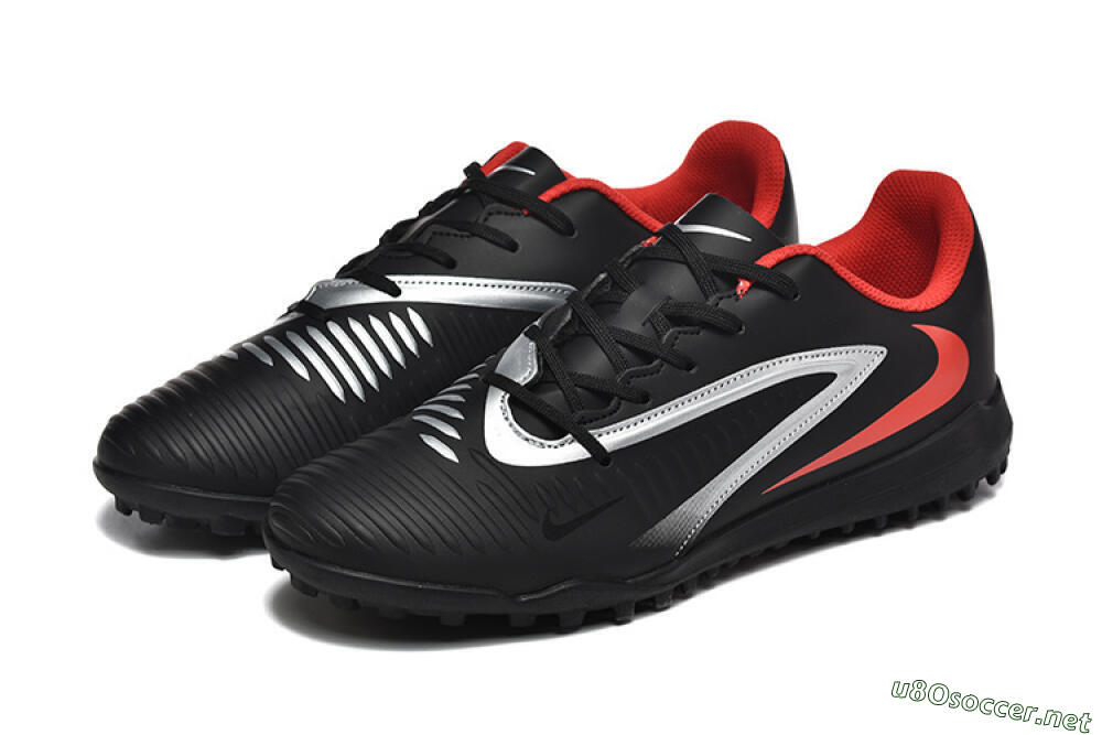 Men's Nike Phantom 6 Elite TF Football Shoes - Blue/Silver/Red 5