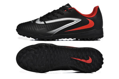 Men's Nike Phantom 6 Elite TF Football Shoes - Blue/Silver/Red