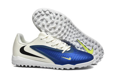 Men's Nike Phantom 6 Elite TF Football Shoes - Blue/White/Black