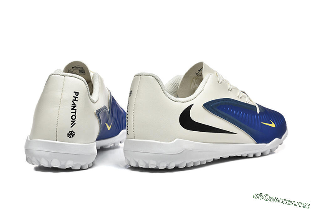 Men's Nike Phantom 6 Elite TF Football Shoes - Blue/White/Black 9