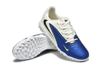 Men's Nike Phantom 6 Elite TF Football Shoes - Blue/White/Black
