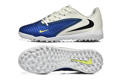 Men's Nike Phantom 6 Elite TF Football Shoes - Blue/White/Black