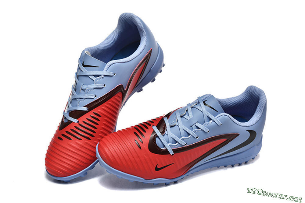 Men's Nike Phantom 6 Elite TF Football Shoes - Red/Blue/Black 6