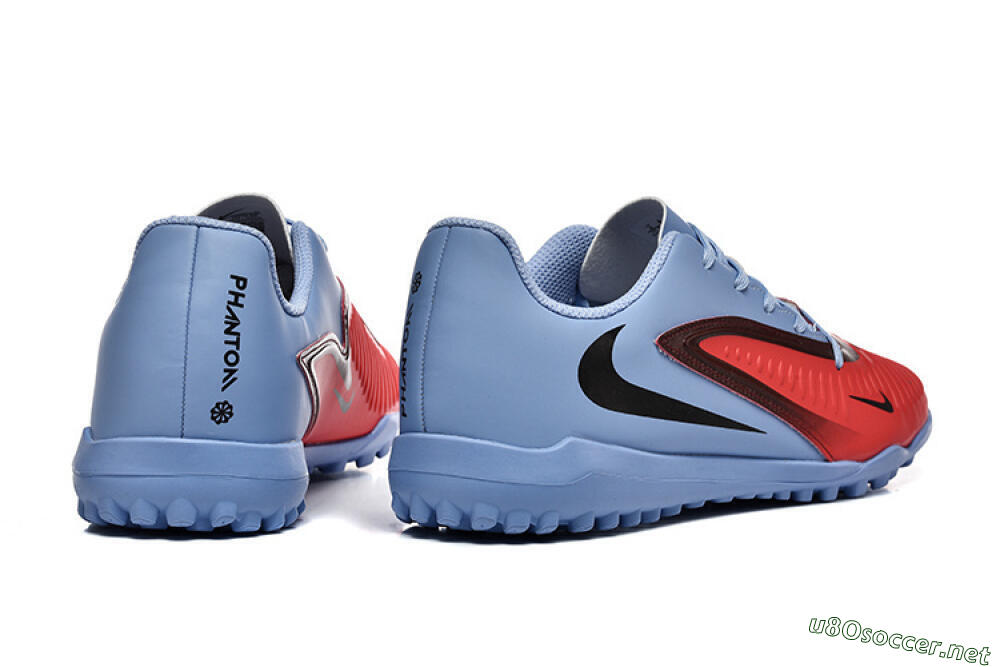 Men's Nike Phantom 6 Elite TF Football Shoes - Red/Blue/Black 9