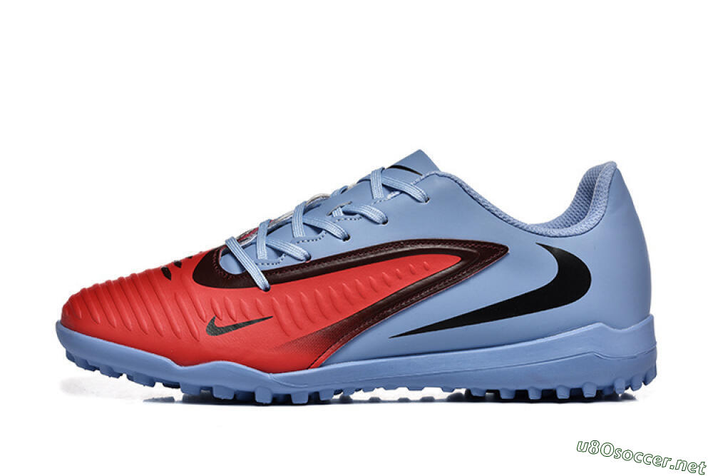 Men's Nike Phantom 6 Elite TF Football Shoes - Red/Blue/Black 0