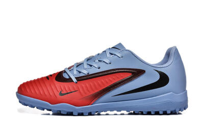 Men's Nike Phantom 6 Elite TF Football Shoes - Red/Blue/Black