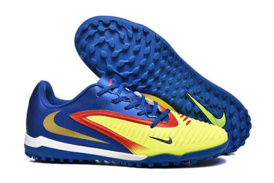 Men's Nike Phantom 6 Elite TF Football Shoes - Yellow/Red/Blue