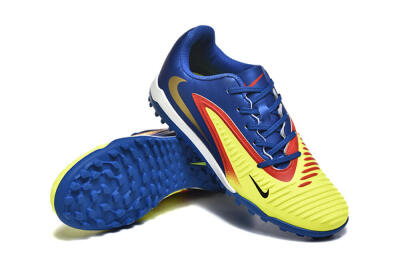Men's Nike Phantom 6 Elite TF Football Shoes - Yellow/Red/Blue