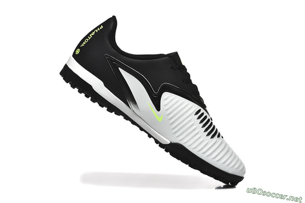 Men's Nike Phantom 6 Elite TF Football Shoes - White/Black/Yellow 7