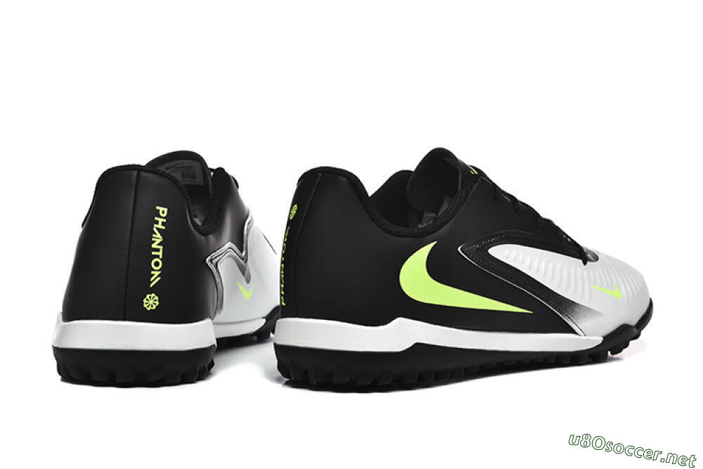 Men's Nike Phantom 6 Elite TF Football Shoes - White/Black/Yellow 9
