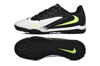 Men's Nike Phantom 6 Elite TF Football Shoes - White/Black/Yellow
